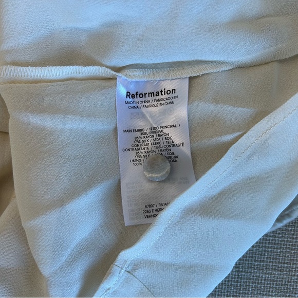 Reformation Lynette Velvet Mini Dress - Almond Tan Black Cocktail Holiday - Picture 9 of 10